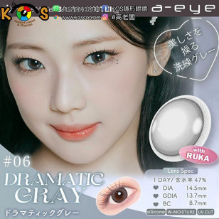 a-eye 1 Day 06 Dramatic Gray ワンデーリフレア エーアイ ドラマティックグレー 